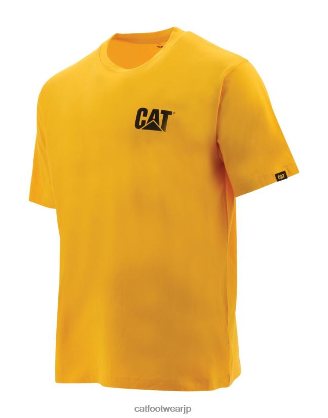 トレードマークのTシャツ 黄色 男性 N2JB0V211 Caterpillar |トップス＆アウター